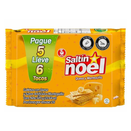 GALLETAS NOEL QUESO Y MANTEQ. 6 TACOS 585GR CJ*121778