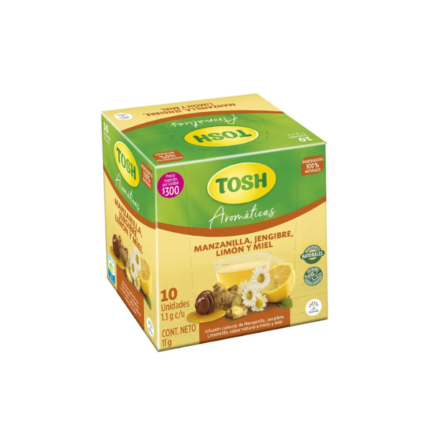 TOSH AROMATICAS MANZA,JENGI,LIMO,MIEL*10 11GR CJ*241888