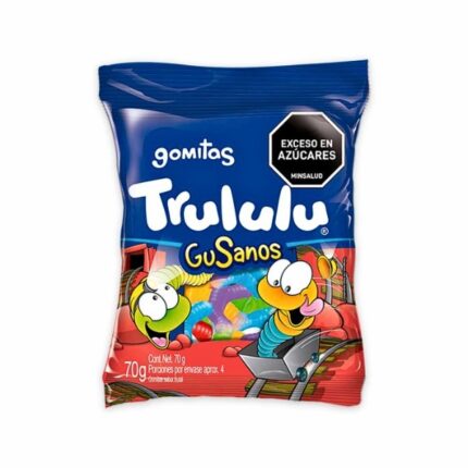 GOMAS TRULULU PEQ 70GR CASQUITOS *12 CJ*8