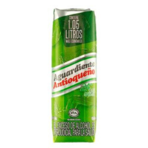 AGUARDIENTE ANTIOQUEÑO VERDE LT*12