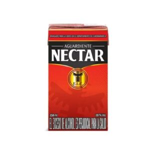 AGUARDIENTE NECTAR ROJO 1/4 250*24