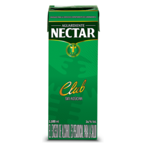 AGUARDIENTE NECTAR CLUB 1.5 LITRO Y MEDIO*8