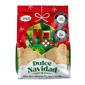 GALLETA NVD DULCE NAVIDAD* 125GR CJ*24