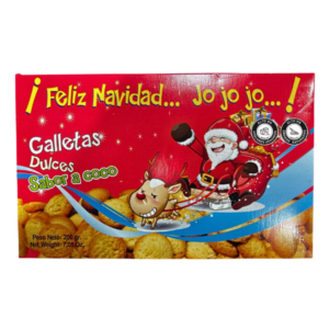 GALLETA NVD ¡FELIZ NAVIDAD JO JO JO! *200GR CJ*24