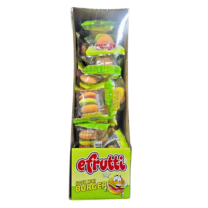 GOMAS EFRUTTY SOUR MINI BURGER*30 270GR