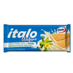 GALLETA WAFER ITALO TACO GRANDE VAINILLA 117GR*48