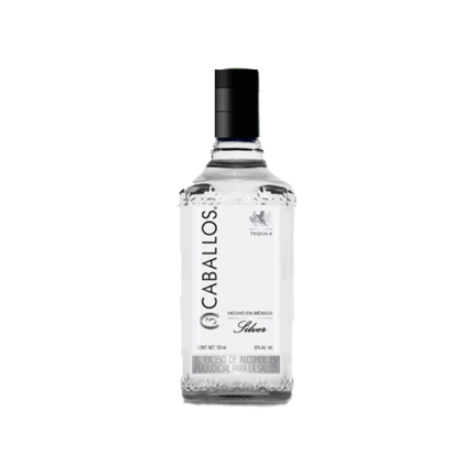 TEQUILA TRES CABALLOS SILVER LITRO*12