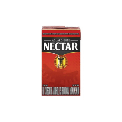 AGUARDIENTE NECTAR ROJO 1/4 250*24