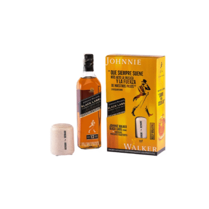 ESTUCHE WHISKY BLACK LABEL 700ML + PARLANTE