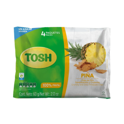 TOSH CHIPS DE FRUTAS PIÑA 60GR