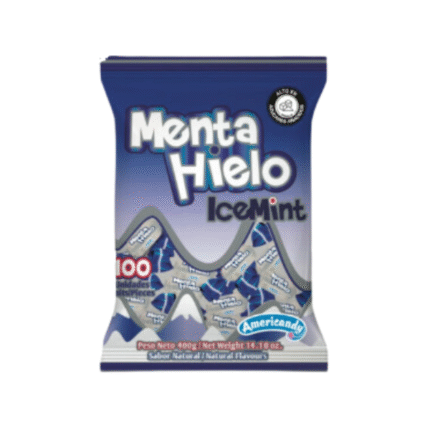 MENTA HELADA AMERICANDY *400GR*100 CJ*20
