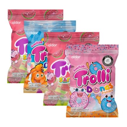 GOMAS TROLLI ROSA *70GR(AQU,FRESC,SANDI,DONAS) CJ*20