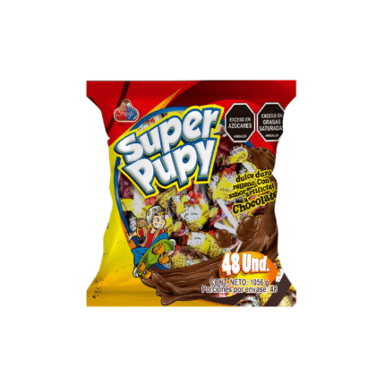 CHUPETA SUPER PUPY CHOCOLATE*48 CJ*12