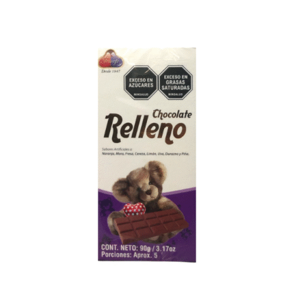 CHOCOLATE RELLENO OSITOS SURTIDOS 90GR CJ*24