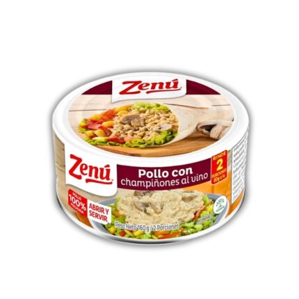ZENU POLLO CON CHAMPIÑON AL VINO 160GR CJ*12