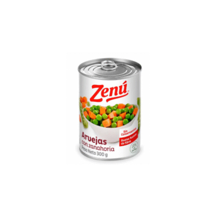 ARVEJAS CON ZANAHORIA ZENU *300GR*48