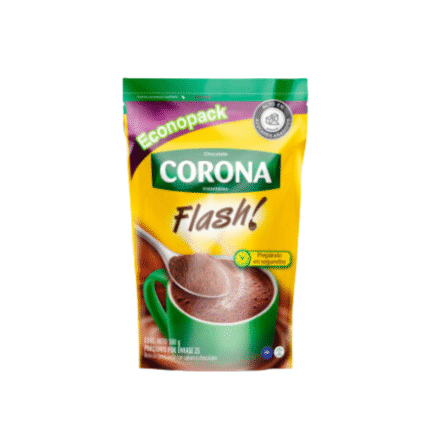 CHOCOLATE INSTANTANEO CORONA FLASH 500GR CJ*12