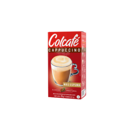 CAPPUCCINO COLCAFE NATURAL 78GR* 6 SOBRES CJ*14