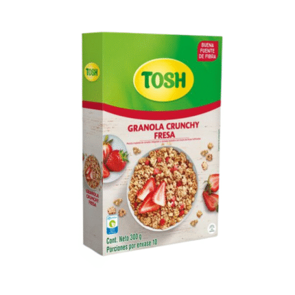 GRANOLA CAJA TOSH FRESA 300GR CJ*8