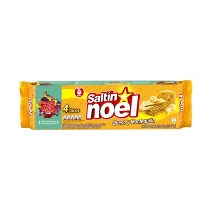 GALLETA SALTIN NOEL QUESO Y MANTEQ. 4 TACOS 450GR CJ*18