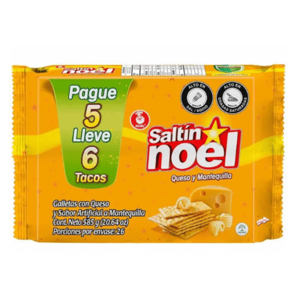 GALLETAS NOEL QUESO Y MANTEQ. 6 TACOS 585GR CJ*12
