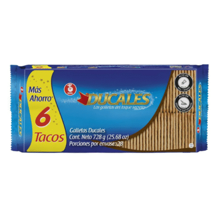 GALLETAS DUCALES 6 TACOS 882GR CJ*8