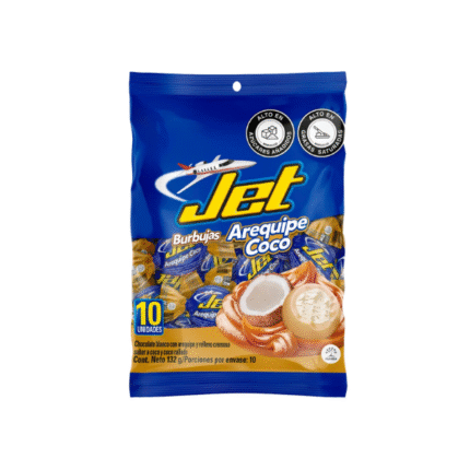JET BURBUJAS AREQUIPE COCO*10 132GR CJ*24