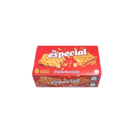BARRA LA ESPECIAL MANI Y CARAMELO*6 288GR CJ*16