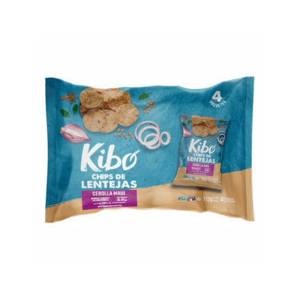 KIBO CHIPS DE LENTEJAS CEBOLLA MAUI*4 112GR CJ*10
