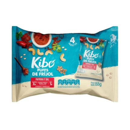 KIBO PUFFS CON FRIJOL PAPRIKA*4 88GR CJ*12