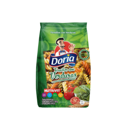 DORIA TORNILLOS CON VERDURAS 500GR CJ*12