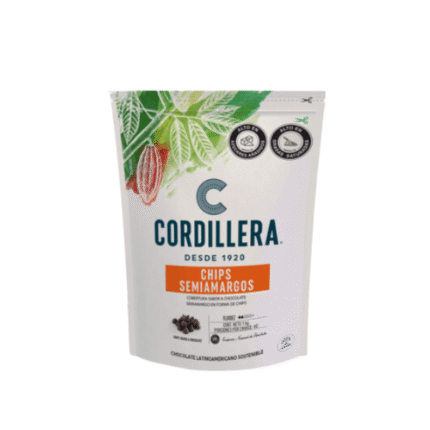 CORDILLERA CHIPS SEMIAMARGOS BOLSA 1KG CJ*10