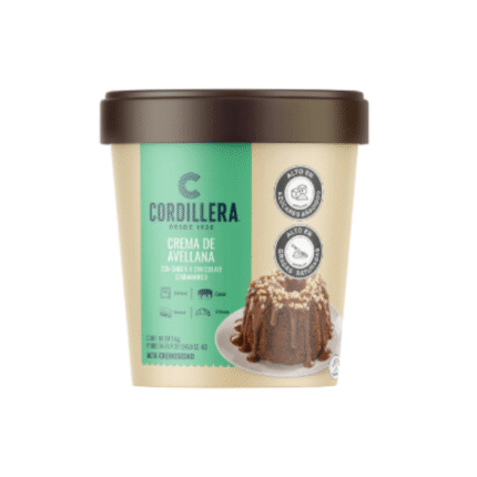 CORDILLERA CREMA DE AVELLANA TARRO 1KG CJ*8