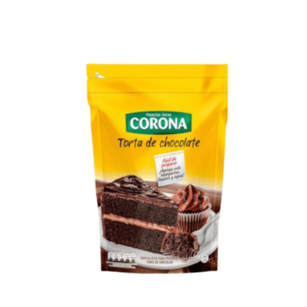 CORONA TORTA DE CHOCOLATE 450GR CJ*12