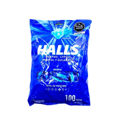 MENTA HALLS PEPA S. AZUL CJ*30