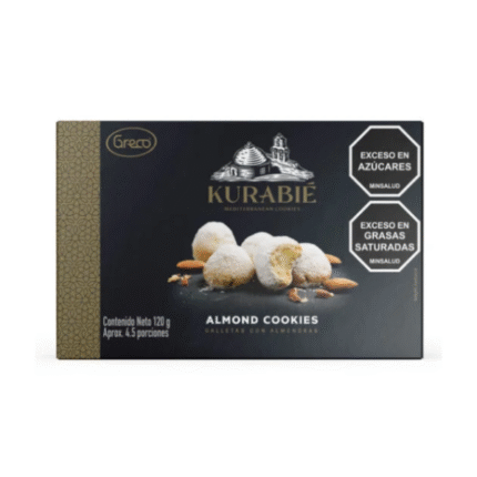 KURABIE GALLETAS CON ALMENDRAS 120GR CJ*24