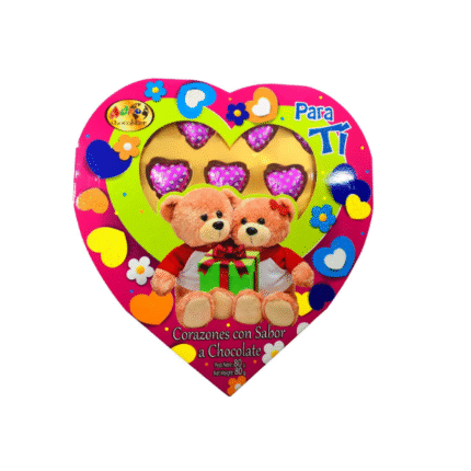 ADRO CHOCOLATE CORAZON DE CORAZONES*80GR