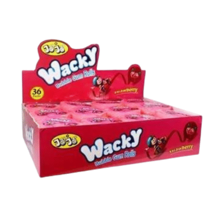 ADRO ROLLO CHICLE WACKY FRESA*36 540GR
