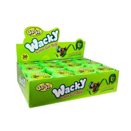 ADRO ROLLO CHICLE WACKY MANZANA*36 540GR