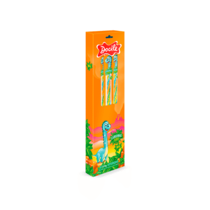 GOMA DOCILE CANUDINHO DINO BIG*24 624GR