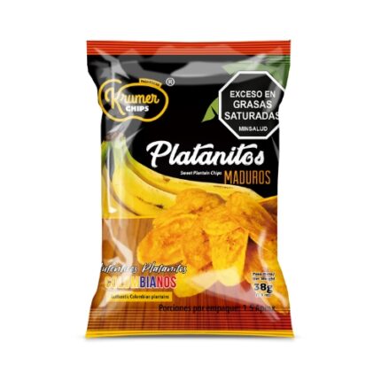 KRUMER PLATANITOS MADURO 38GR PAQ*12