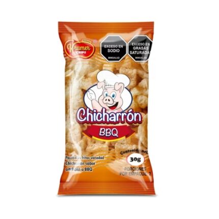 KRUMER CHICHARON BBQ PAQ*12 30GR*8