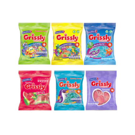 GOMAS GRISSLY SURTIDA*24 80GR GUSAN,SANDI,DELFI,SPLASH