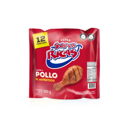 SUPER RICAS POLLO PAQ*12 25GR CJ*7
