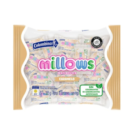 MASMELOS MILLOWS CARAMELO 250GR