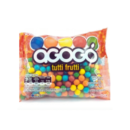 CHICLE AGOGO TUTTI FRUTTI BOLSA*500*18