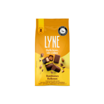 CHOCOLATE LYNE BONBONES RELLENOS BOLSA*96GR CJ*12
