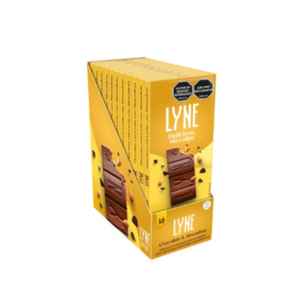 CHOCOLATINA LYNE ALMENDRAS*10 600GR CJ*4