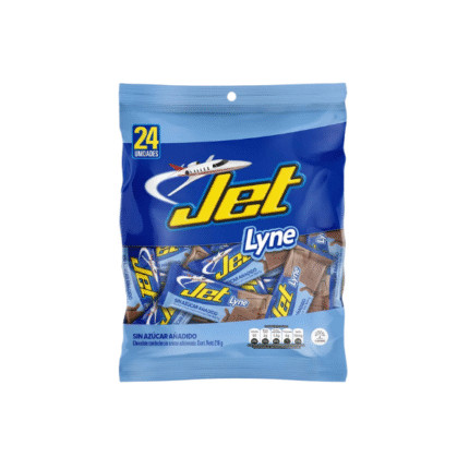 CHOCOLATINA JET LYNE BOLSA*24 UNID 9GR CJ*12