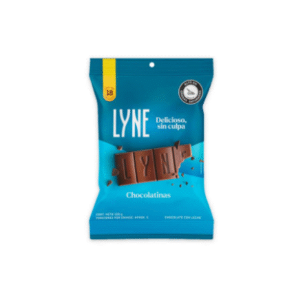 CHOCOLATINA LYNE BOLSA*18 108GR CJ*24